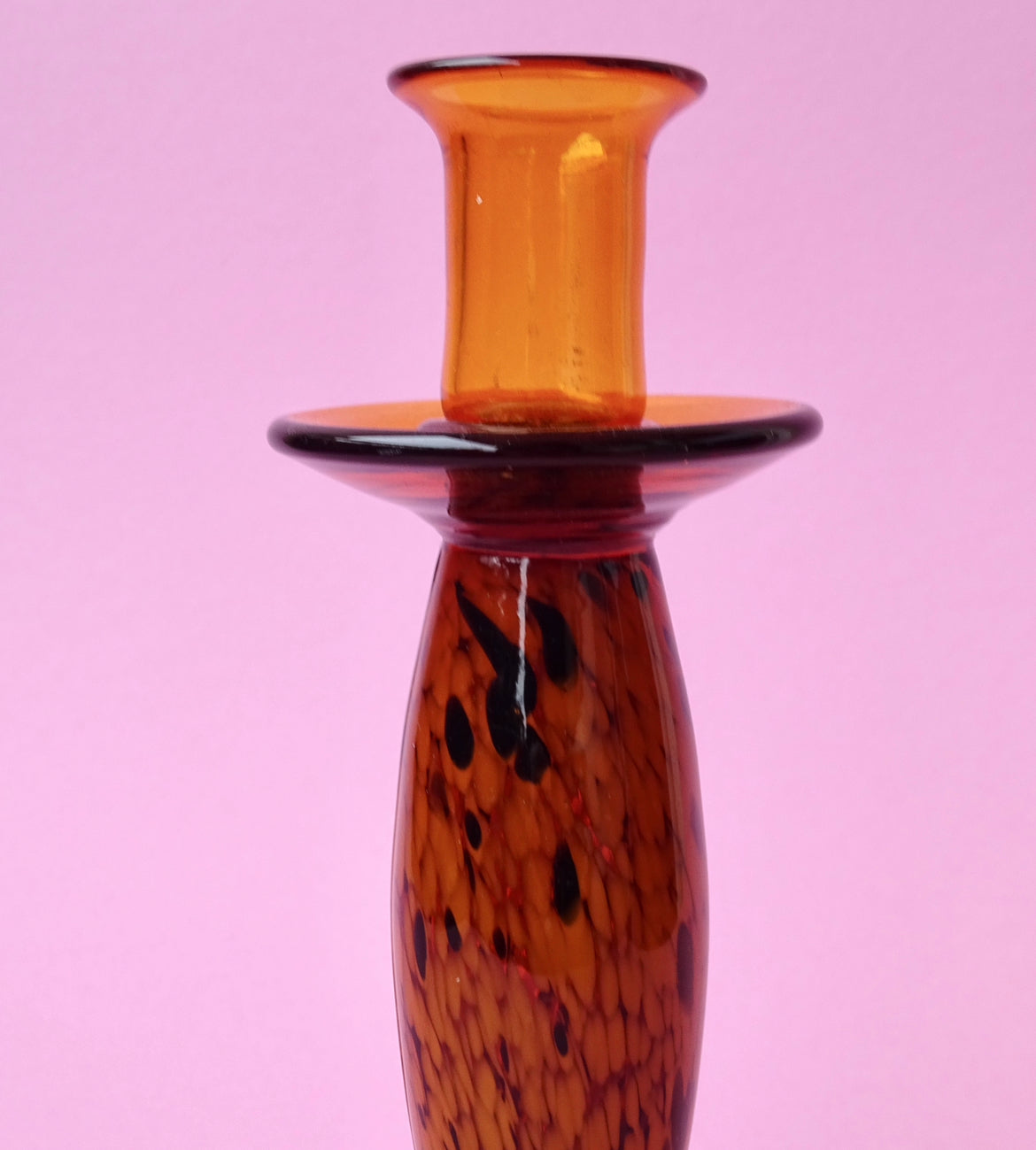 Amber, handmade, tall, beautiful candlesticks